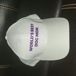 World's Best Dog Mom White Ball Cap